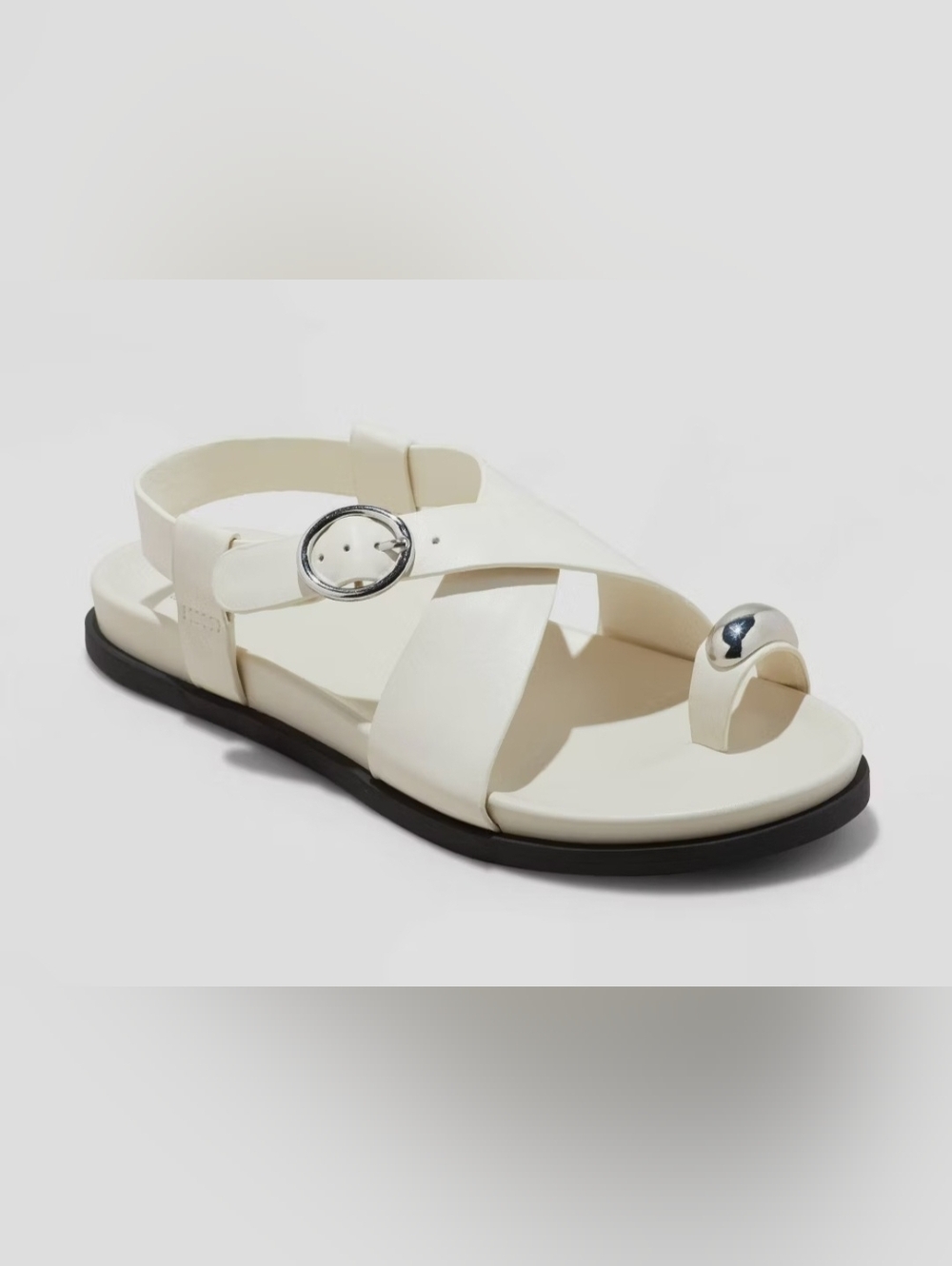 SOLD!!! Women's Penelope Toe Ring Footbed Sandals - A New Day Size 10 White off.